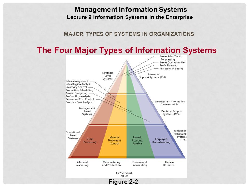 Types of information systems by brittan